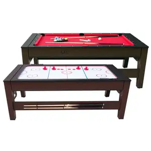 Comparateur de prix : La table de jeu réversible billard et air hockey Cougar