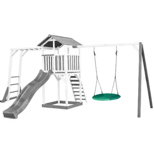 AXI Structure de jeu Beach Tower cadre escalade et balancoire Nid Summ... pas cher