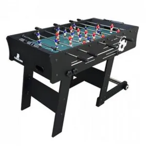 Cougar Baby-foot pliable avec barres télescopiques, accessoires inclus, noir pas cher