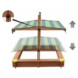 Comparateur de prix : Axi LILY Bac a sable avec tenture reglable