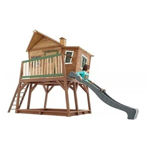 AXI Maison de jeu avec toboggan Max Bois pas cher