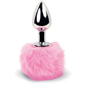 FeelzToys Plug Anal Queue de Lapin Bunny Tails Rose pas cher