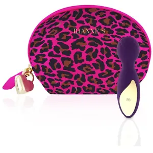 Rianne S RS - Essentials - Lovely Leopard Mini-vibromasseur baguette - Violet pas cher