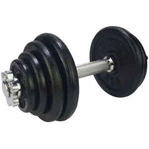 Comparateur de prix : TUNTURI Haltère musculation 15kg 1 barre noir