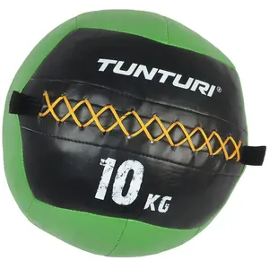 Comparateur de prix : Tunturi Functional Fitness Balle Murale Wall Ball Crossfit 10kg Vert Green 1