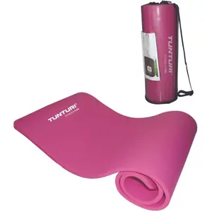 TUNTURI Matelas tapis fitness NBR rose pas cher