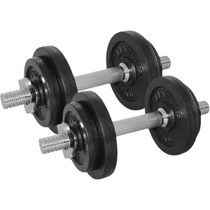 Comparateur de prix : TUNTURI - Kit haltère 20kg, avec 2 Barres Screw