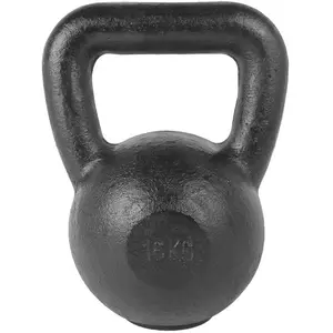 TUNTURI Kettlebell 16kg noir pas cher
