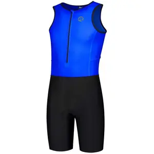 Comparateur de prix : Combinaison de triathlon manches courtes rogelli florida   enfant   bleu noir