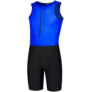 Comparateur de prix : Combinaison de triathlon manches courtes rogelli florida bleu noir