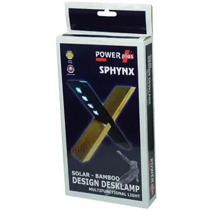 Comparateur de prix : Sphynx lampe solaire en bambou multifonctions powerplus eq0547
