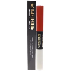 Make-up Studio - Matte Silk Effect Lip Duo Lipstick - Charming Coral Rouge à lèvres 3 ml Or rose unisex pas cher