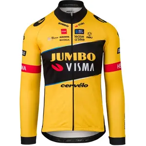 AGU Maillot manches longues TEAM JUMBO-VISMA 2023 pas cher