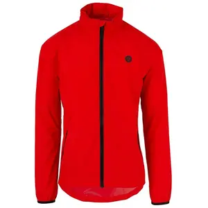 Comparateur de prix : AGU GO Essential Manteau Imperméable Femme et Homme, Polyester Recyclé, Etanche, Unisex - Rouge - S