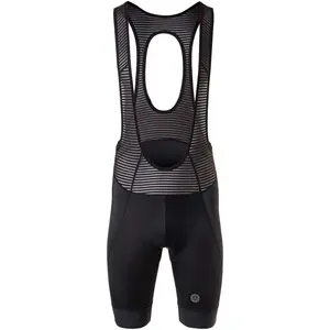 AGU Salopette Sport Pro Homme Noir 2XL en Power Lycra avec Fond de RED120Vendu paramazon