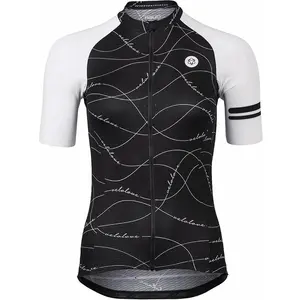 Comparateur de prix : Agu T-shirt Velo Wave Femme Noir/Blanc XS - Manches Courtes Respirante
