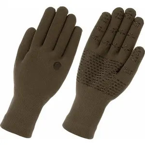 AGU Gants Merinoventure Vert Militaire Taille S-M pour Aventures Extérieures pas cher