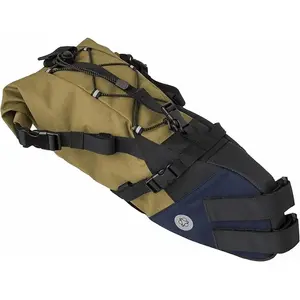 AGU Sacoche de selle Bikepacking Bleu/Mer 10x15x50 cm - Idéale pour le véloVendu paramazon