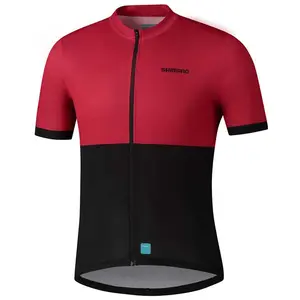 Maillot Shimano Element manche courte rouge noir - XL