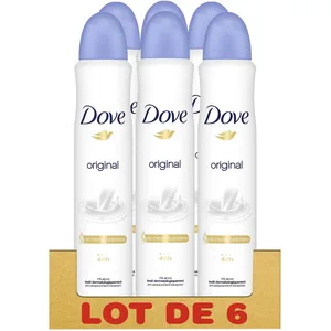 Kit 6 pièces Dove Déodorant Spray 150 ml ORIGINAL CLASSICVendu paramazon