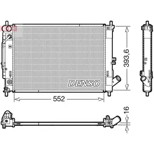 Radiateur, refroidissement du moteur DRM41016 Denso DRM41016 pas cher