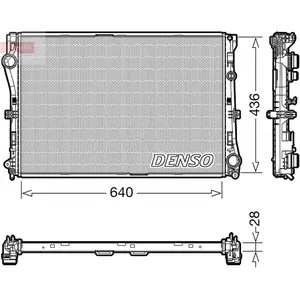 Comparateur de prix : Radiateur, refroidissement du moteur DRM17103 Denso DRM17103