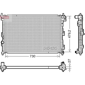 Radiateur, refroidissement moteur DENSO DRM10112 pas cher