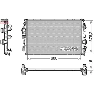 NPS DENSO Radiateur moteur pour ALFA ROMEO: Giulia (Ref: DRM01009) pas cher