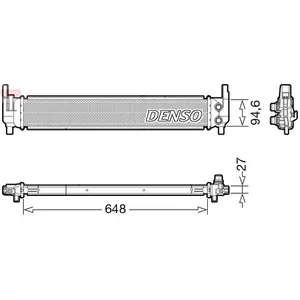 Radiateur, refroidissement moteur DENSO DRM02042 pas cher