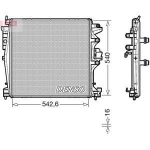 Comparateur de prix : Radiateur, refroidissement du moteur DRM01004 Denso DRM01004