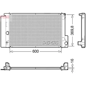 Radiateur, refroidissement du moteur DRM50126 Denso DRM50126 pas cher