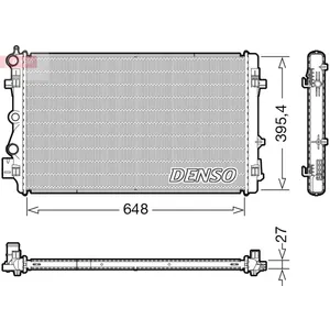 Radiateur, refroidissement moteur DENSO DRM32051 pas cher