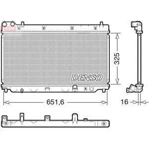 Radiateur moteur DENSO DRM40055 pas cher