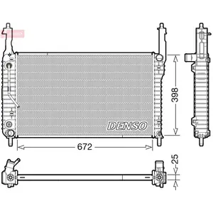 Radiateur DRM20123 Denso DRM20123 pas cher