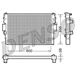 Radiateur, refroidissement du moteur DRM12007 Denso DRM12007 pas cher