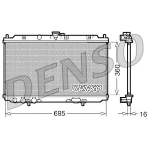 Radiateur moteur DENSO DRM46012 pas cher