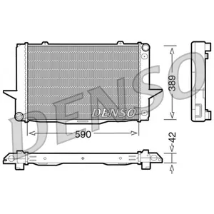 Radiateur, refroidissement moteur DENSO DRM33042 pas cher