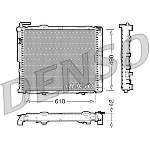 Radiateur moteur DENSO DRM17036 pas cher