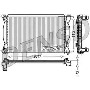 Radiateur, refroidissement moteur DENSO DRM02035 pas cher