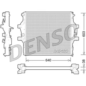 Comparateur de prix : Radiateur, refroidissement du moteur DRM12009 Denso DRM12009