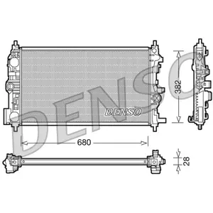Radiateur, refroidissement moteur DENSO DRM20078 pas cher
