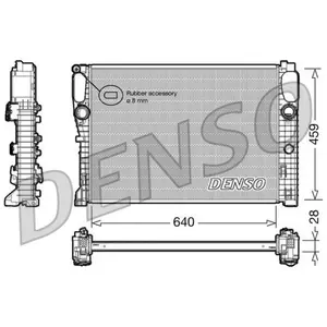 Radiateur, refroidissement moteur DENSO DRM17042 pas cher