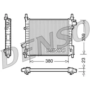 Radiateur, refroidissement moteur DENSO DRM10062 pas cher