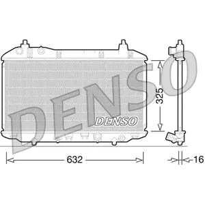 Radiateur, refroidissement moteur DENSO DRM40031 pas cher