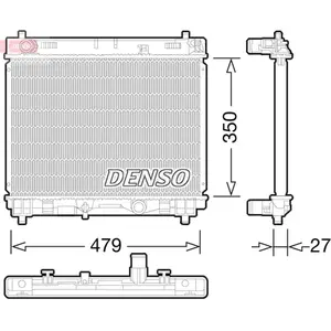 Radiateur moteur DENSO DRM50058 pas cher