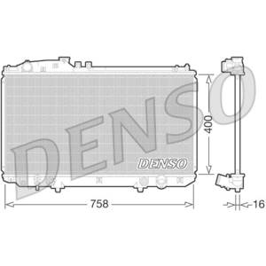 Radiateur, refroidissement moteur DENSO DRM51009 pas cher