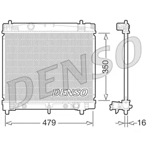 Radiateur, refroidissement moteur DENSO DRM50070 pas cher