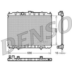 Radiateur, refroidissement du moteur DRM46004 Denso DRM46004 pas cher