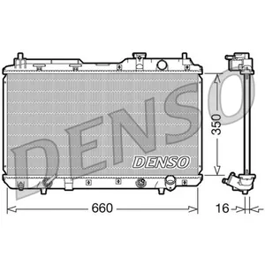 Radiateur, refroidissement moteur DENSO DRM40010 pas cher