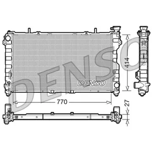 Radiateur, refroidissement moteur DENSO DRM06011 pas cher